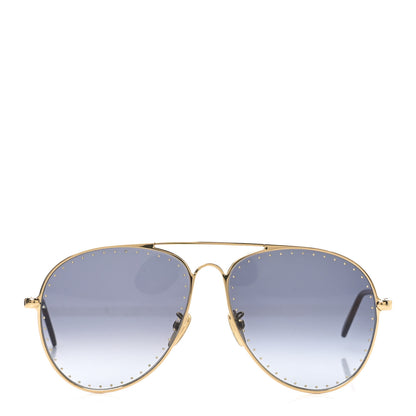 Louis Vuitton Metal LV Trunk Pilot Sunglasses Z1506U Blue 2 of 7