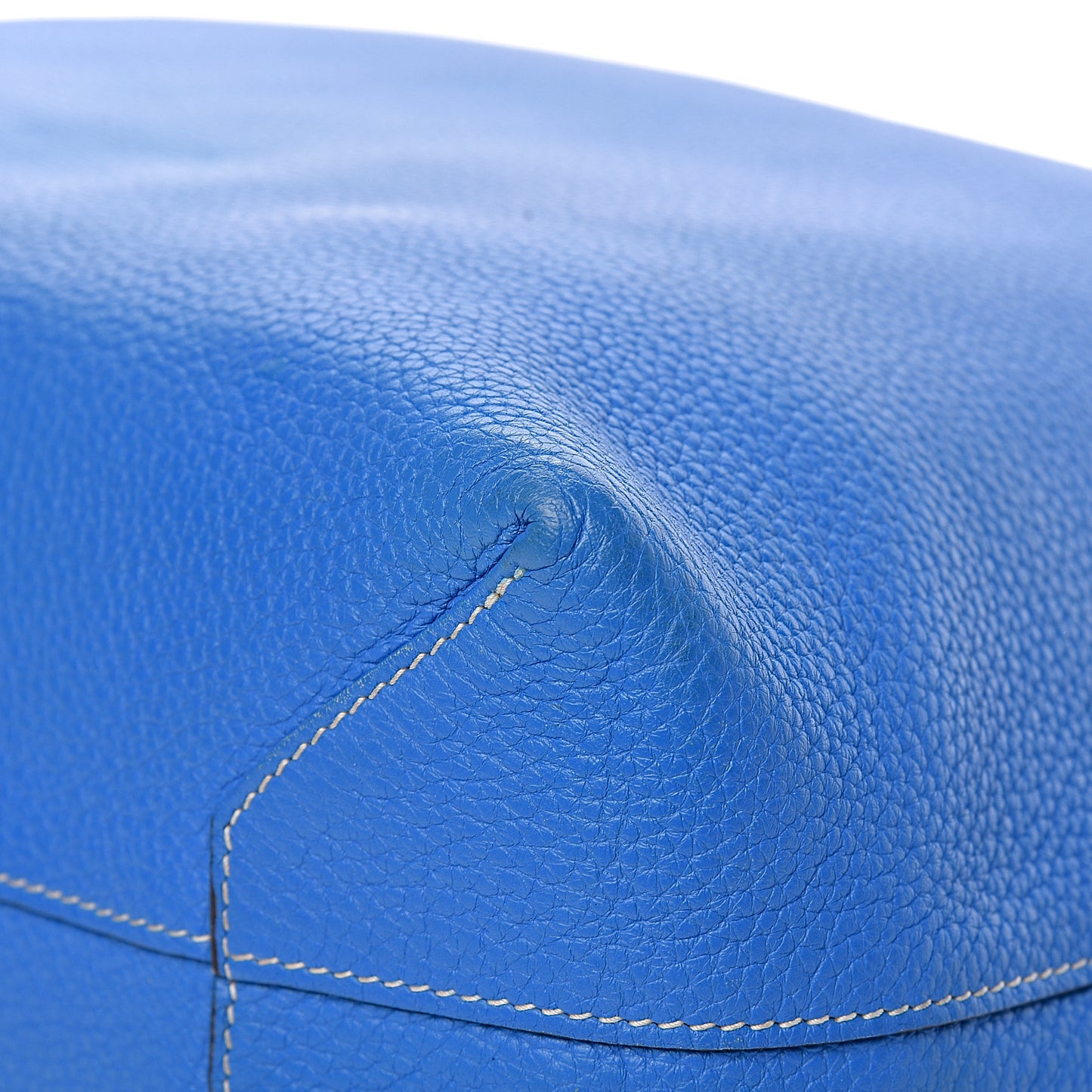 Taurillon Clemence Double Sens 45 Reversible Tote Bleu Zanzibar Ultraviolet