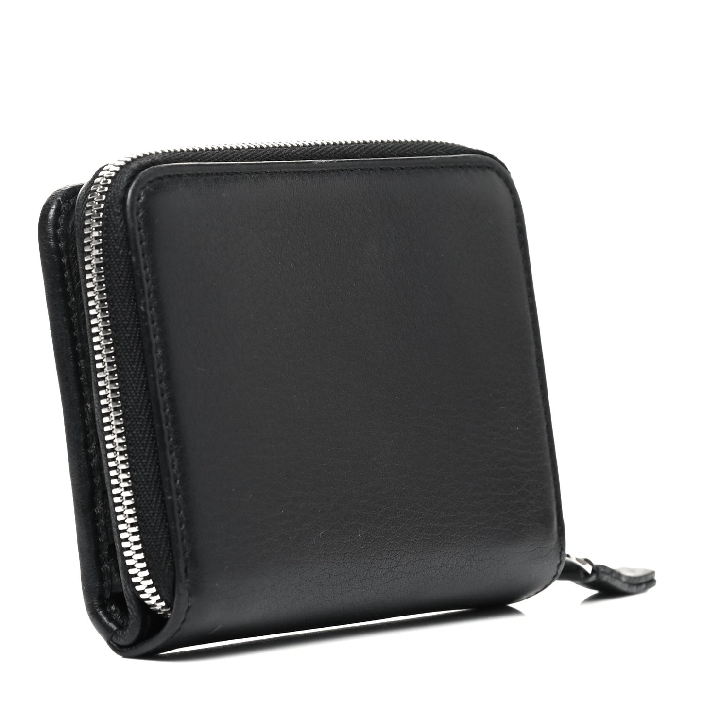 Calfskin Everyday Multi Zip Wallet Black