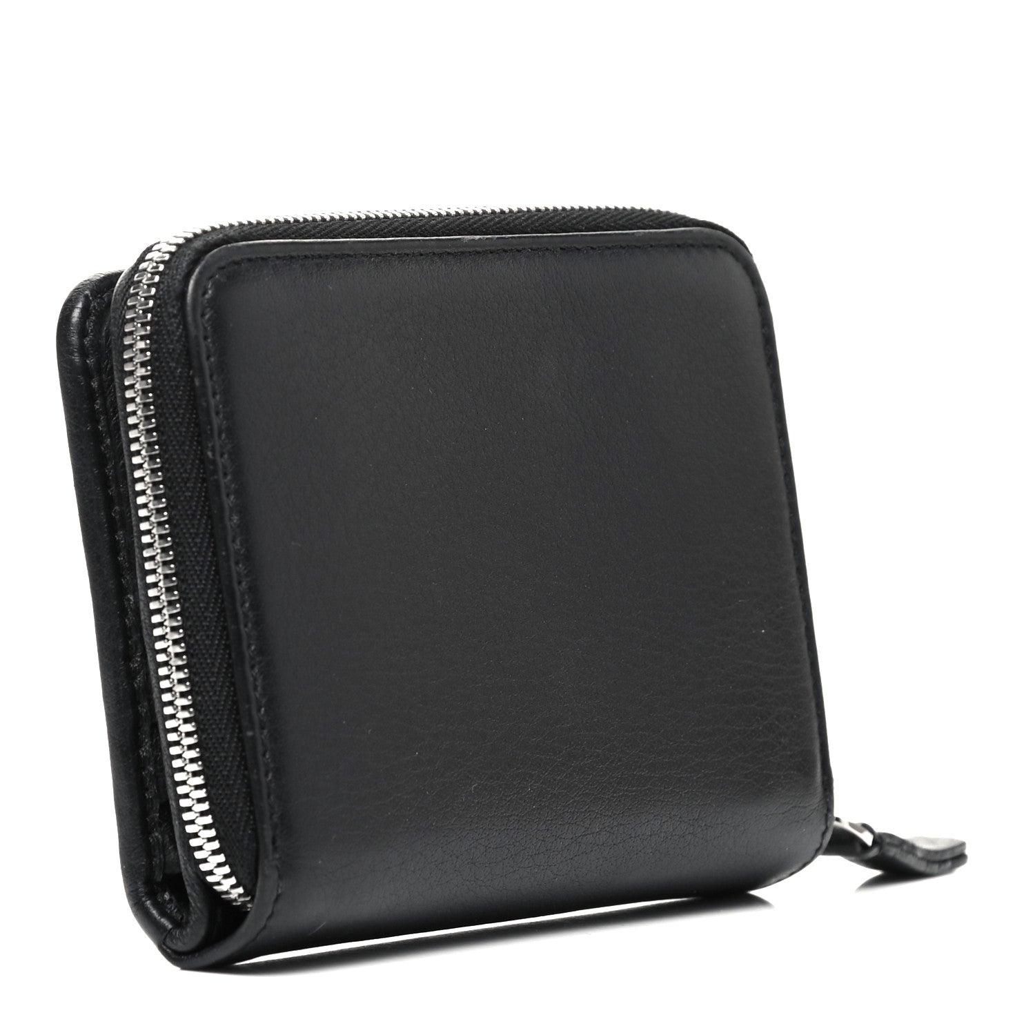 Balenciaga Calfskin Everyday Multi Zip Wallet Black 3 of 10