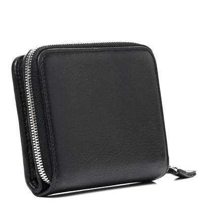 Balenciaga Calfskin Everyday Multi Zip Wallet Black 3 of 10