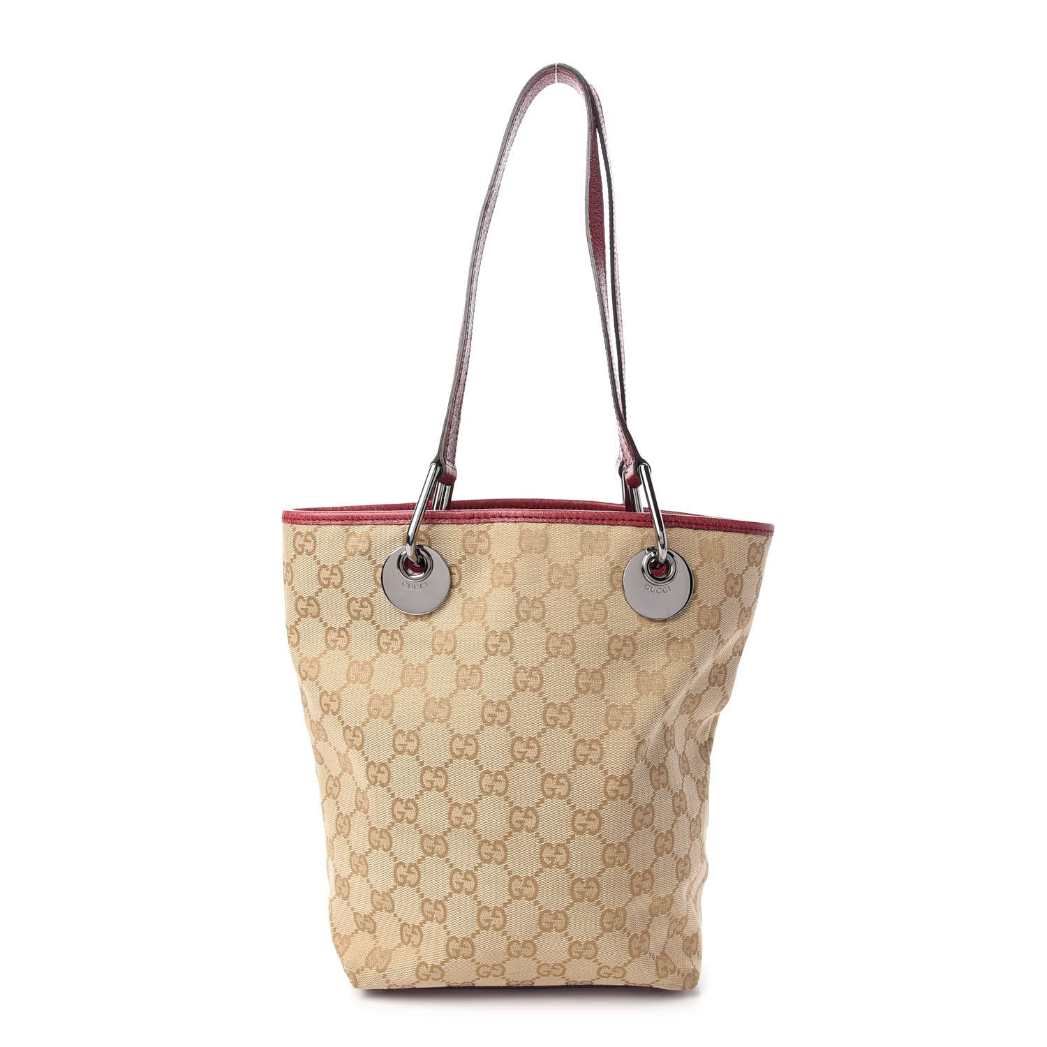 gucci バッグ Gucci Monogram Small Eclipse Tote Red 738443 – FASHIONPHILE