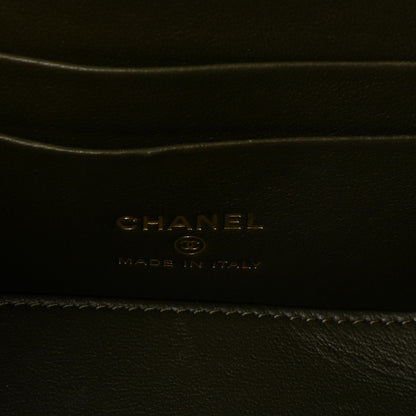 Chanel Lambskin Quilted Small Pillow Crush Vanity Case With Chain Green 6 of 10
