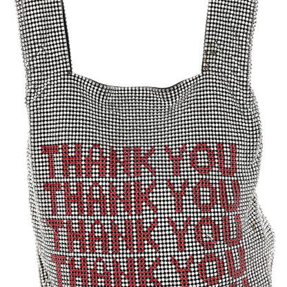 Alexander Wang Crystal Wanglock Mini Shopper Silver 7 of 9