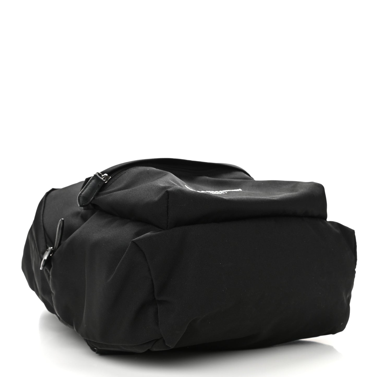 Nylon Falabella Logo Go Backpack Black White