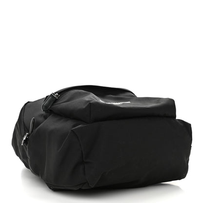 Stella McCartney Nylon Falabella Logo Go Backpack Black White 4 of 10