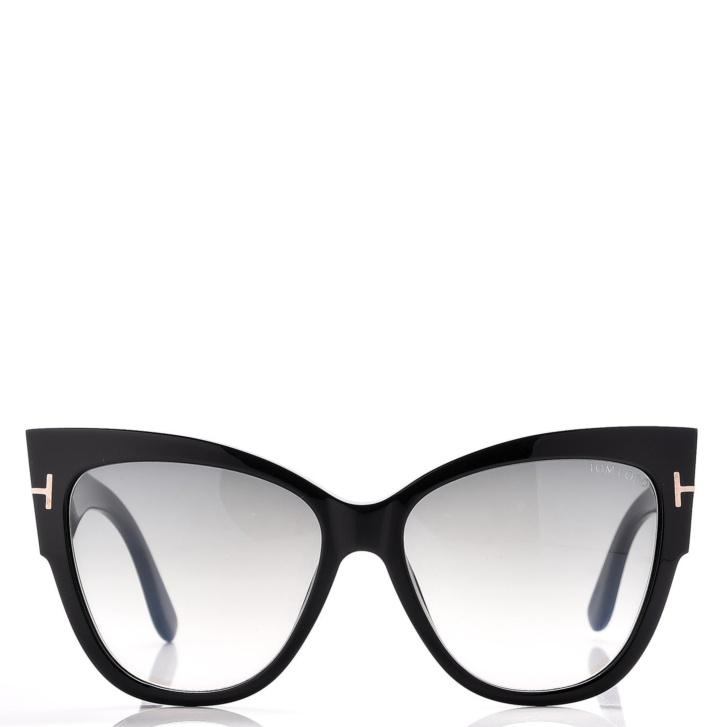Acetate Anoushka Cat Eye Sunglasses TF371 Black