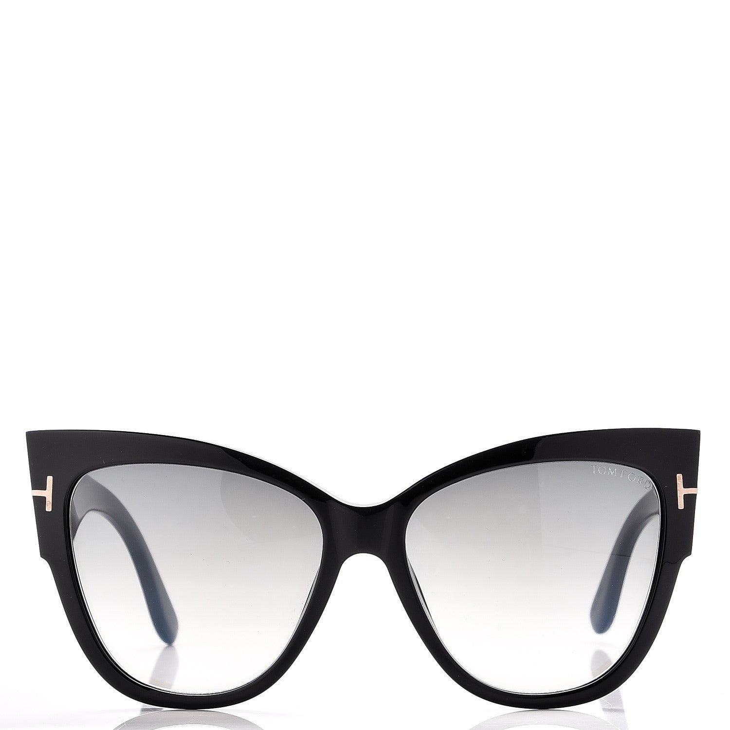 Tom Ford Acetate Anoushka Cat Eye Sunglasses TF371 Black 2 of 8