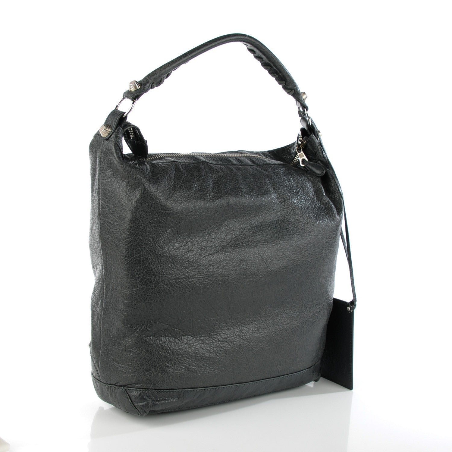 Balenciaga Agneau Giant 12 Silver Hardware Day Hobo Gris Tarmac 3 of 7