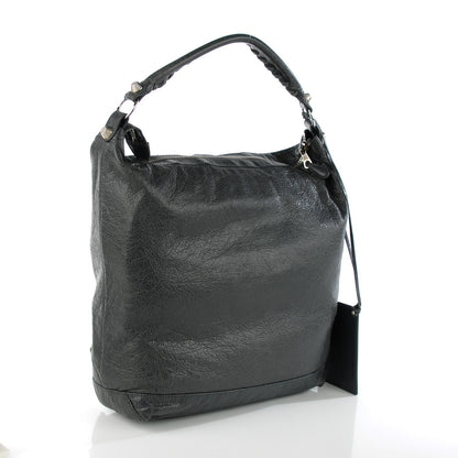 Balenciaga Agneau Giant 12 Silver Hardware Day Hobo Gris Tarmac 3 of 7