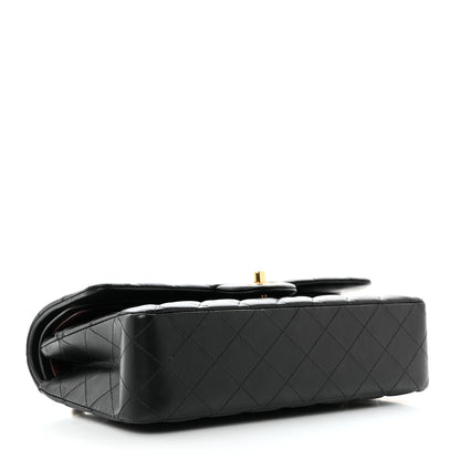 Chanel Lambskin Quilted Medium Double Flap Black 4 of 10