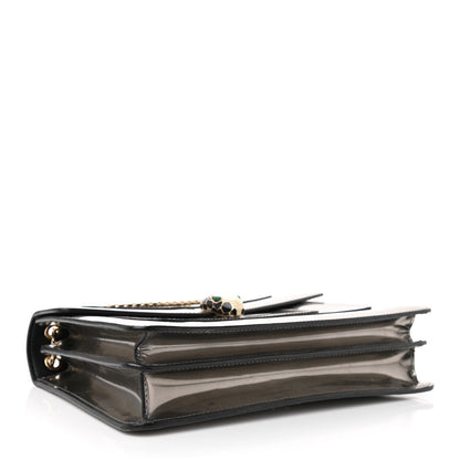 Bulgari Metallic Serpenti Forever Shoulder Bag Silver 4 of 9