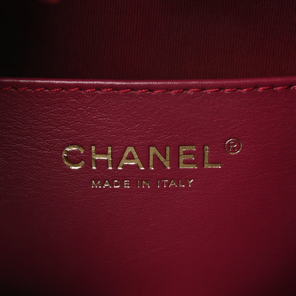 Chanel Shiny Calfskin Suede Goatskin Quilted Hobo Black 5 of 8