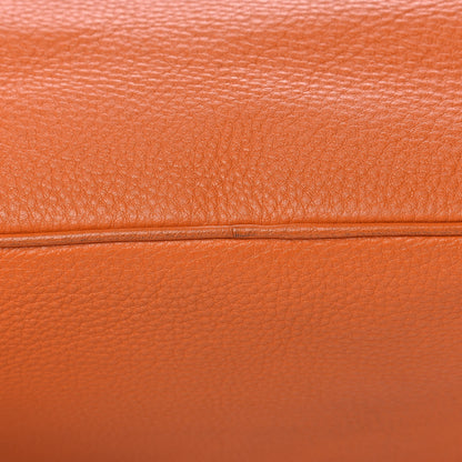 Prada Vitello Daino Medium Double Zip Shoulder Bag Papaya 11 of 15