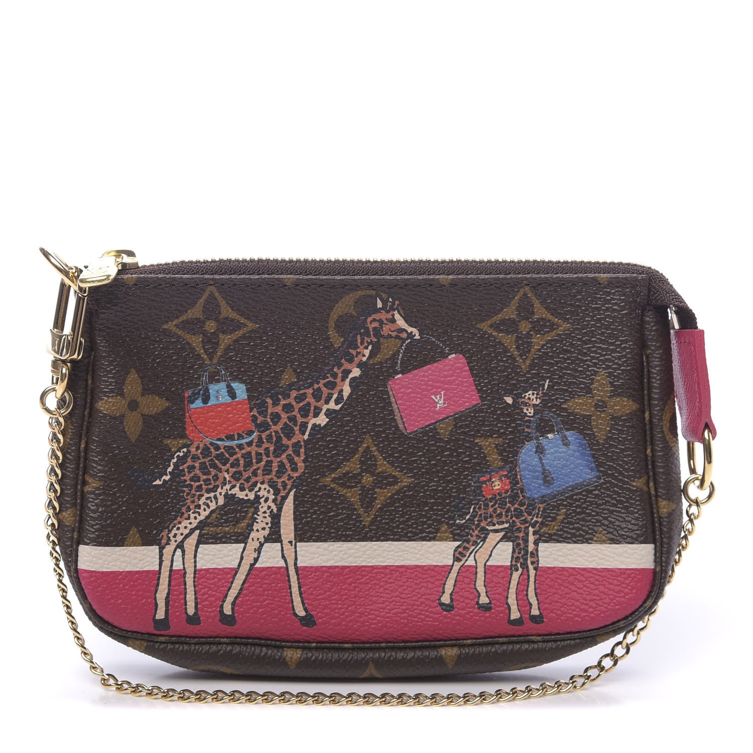 Louis Vuitton Monogram 2017 Christmas Animation Mini Pochette Accessories 1 of 8