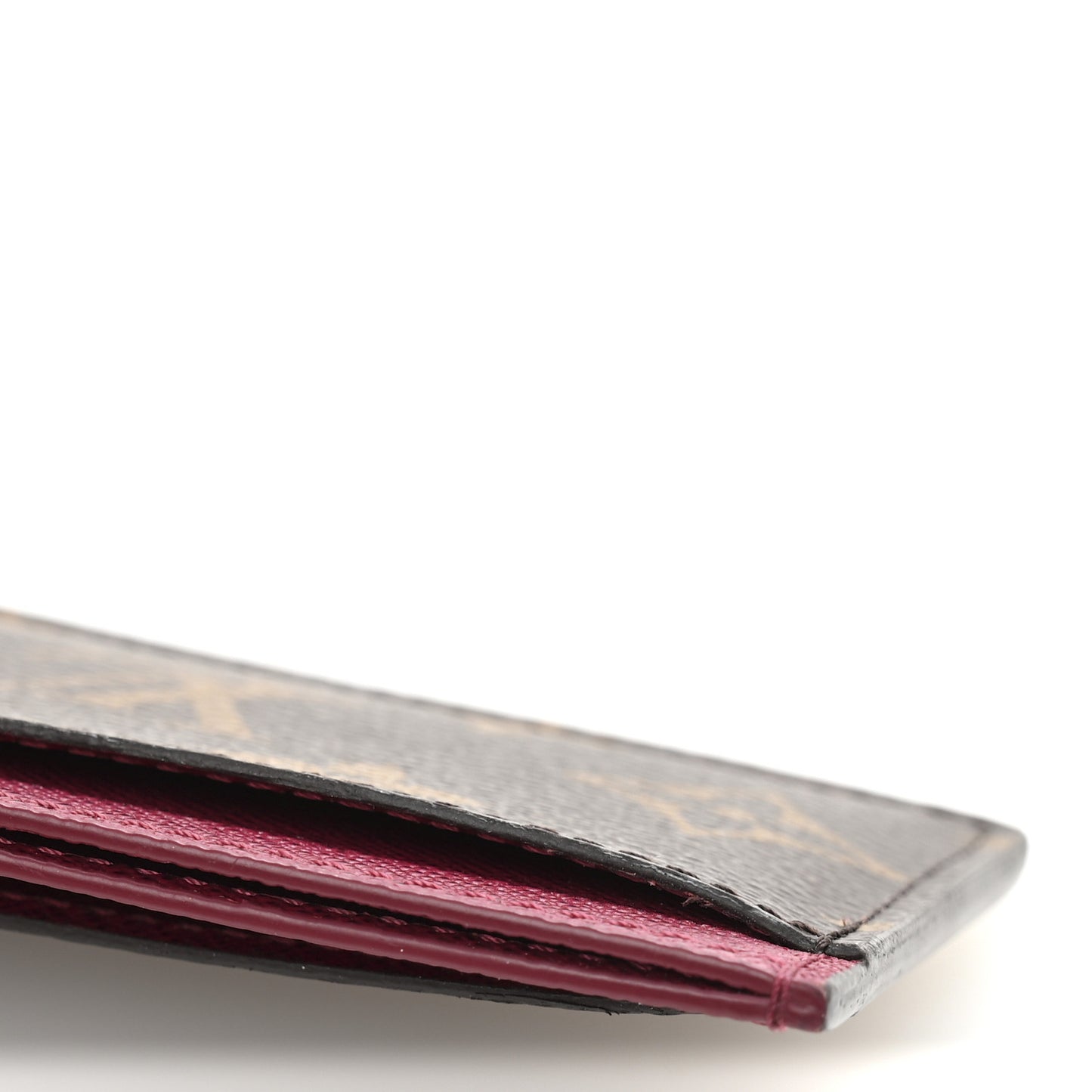 Monogram Card Holder Fuchsia