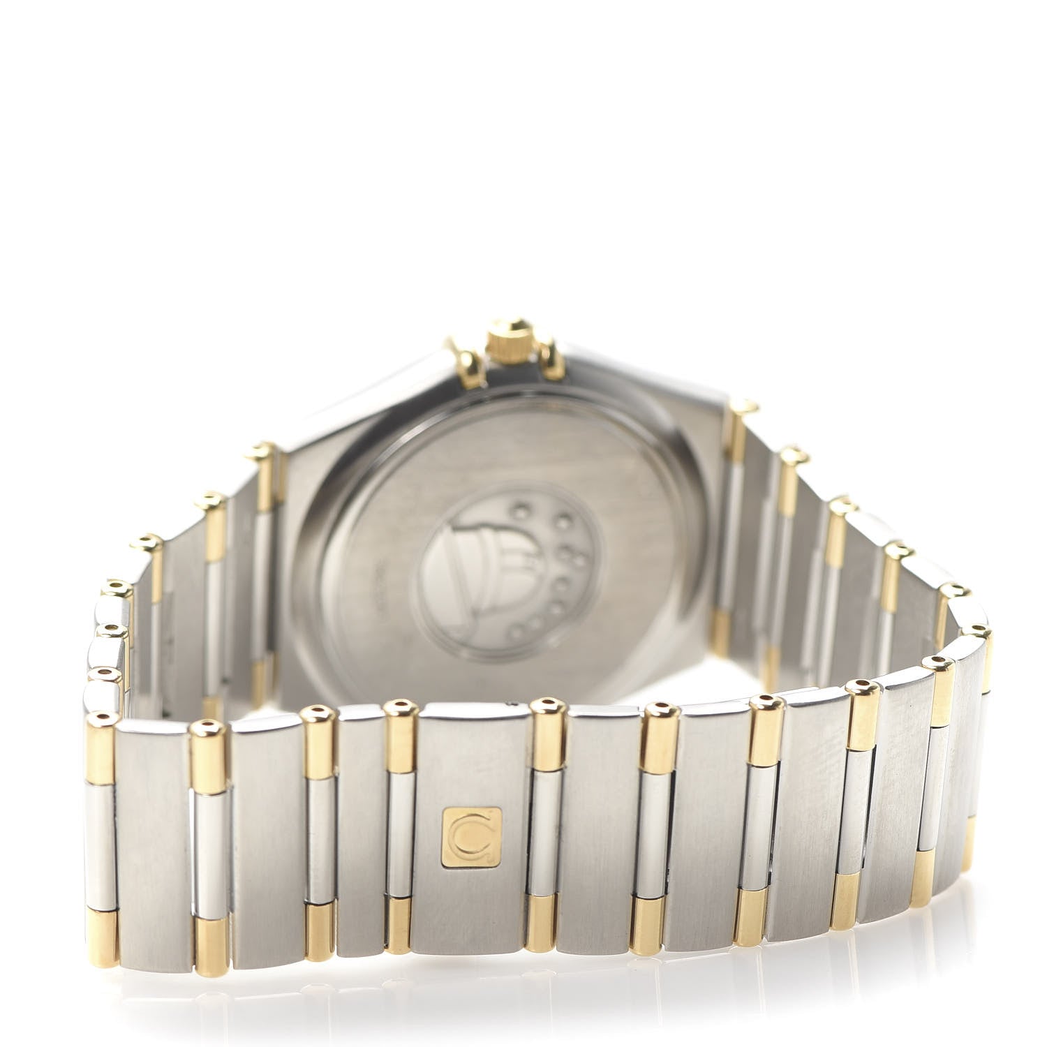 Omega Stainless Steel 18K Yellow Gold 33mm Constellation Quartz Watch White 1312.30 4 of 7
