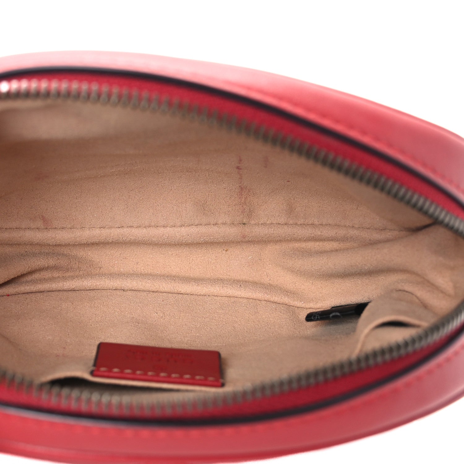 Gucci Calfskin Matelasse GG Marmont Belt Bag 95 38 95 38 Hibiscus Red 5 of 14