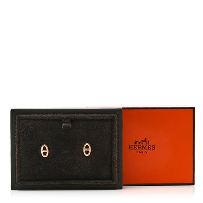 Hermes 18K Rose Gold TPM Farandole Stud Earrings 5 of 5