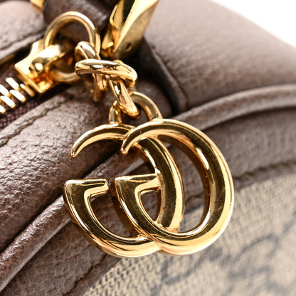 Gucci GG Supreme Monogram Web Ophidia Circle Wristlet Beige New Acero 12 of 12