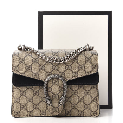 Gucci GG Supreme Monogram Mini Dionysus Shoulder Bag Black 11 of 11