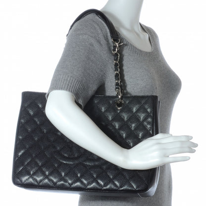 Chanel Caviar Grand Shopping Tote GST Black 2 of 7