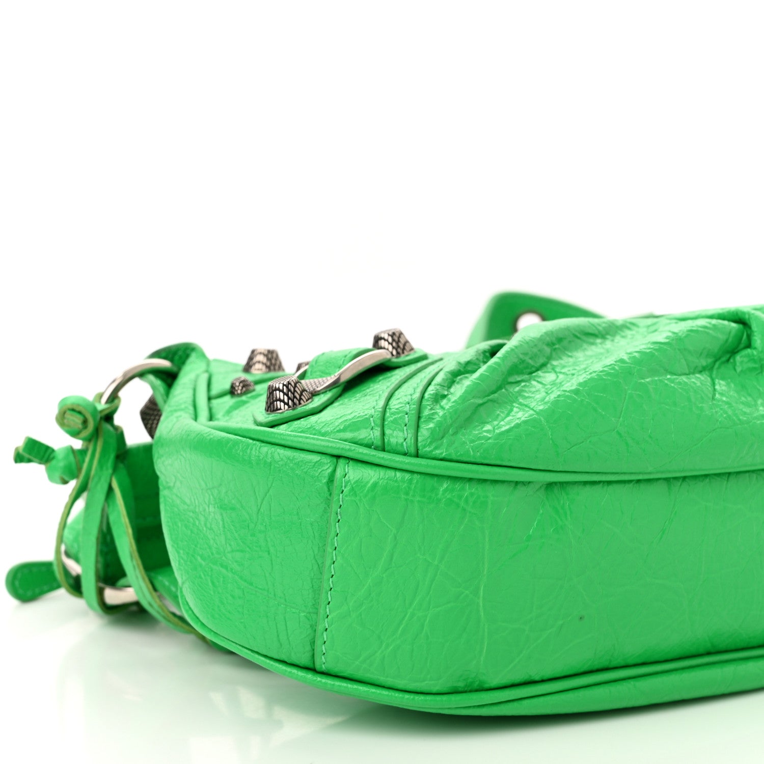 Balenciaga Agneau Arena Le Cagole Shoulder Bag XS Vivid Green 9 of 10