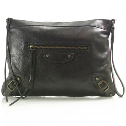 Balenciaga Agneau Flat Handle Clutch Black 1 of 8