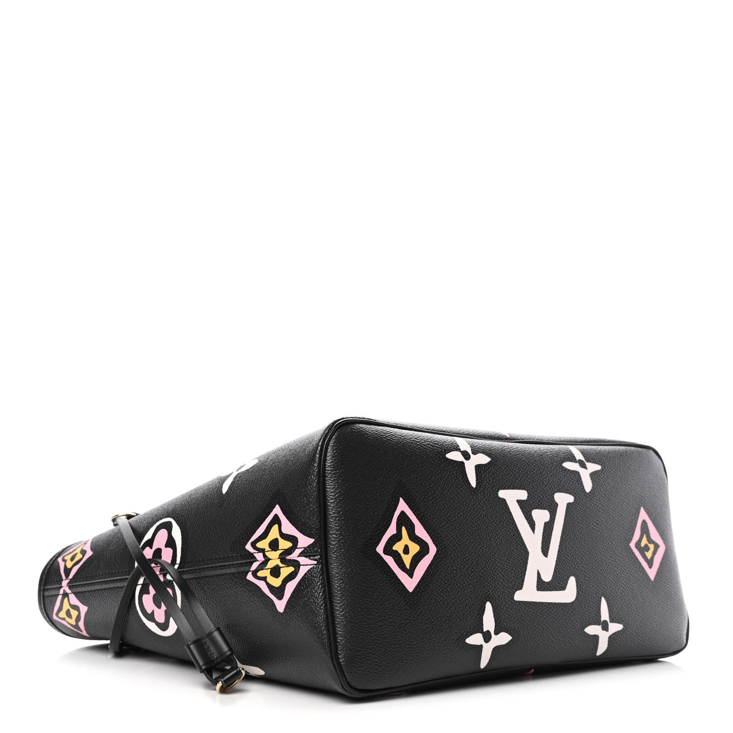 Louis Vuitton Monogram Giant Wild At Heart Neverfull MM Black 3 of 4