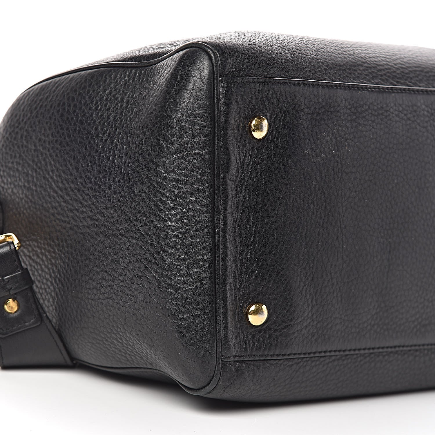 Versace Cervo Embossed Vitello Signature Duffle Bag Black 12 of 18