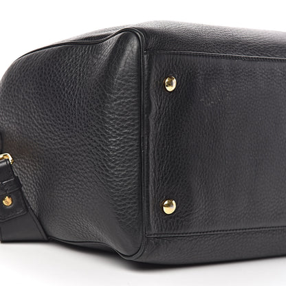 Versace Cervo Embossed Vitello Signature Duffle Bag Black 12 of 18