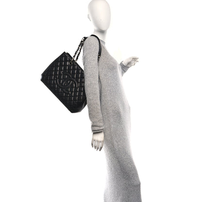 Chanel Caviar Quilted Grand Shopping Tote GST Black 2 of 10