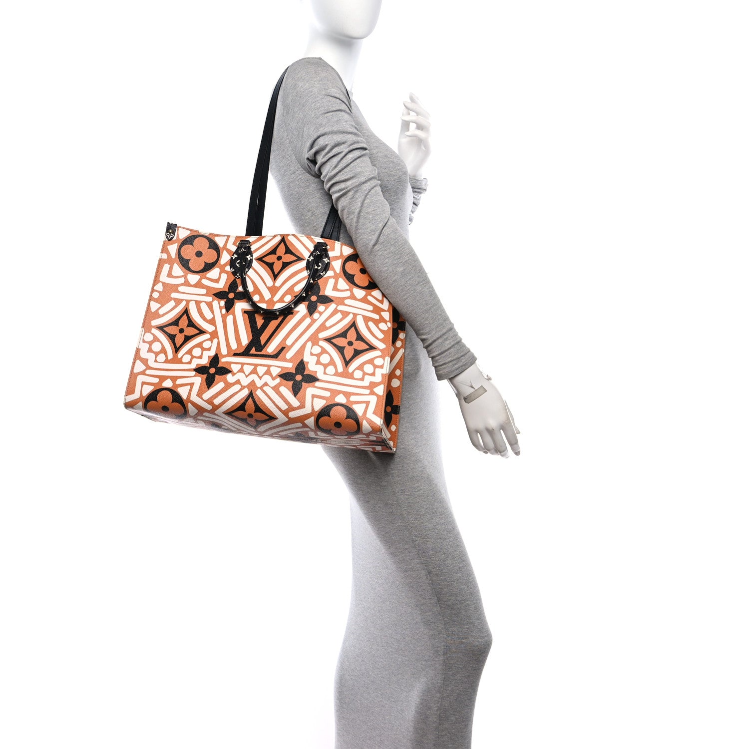 Louis Vuitton Monogram Giant Crafty Onthego GM Crème Caramel 2 of 9