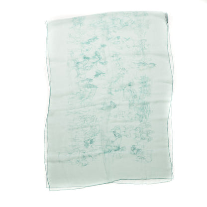 Hermes Silk Mousseline Stole 5 of 5