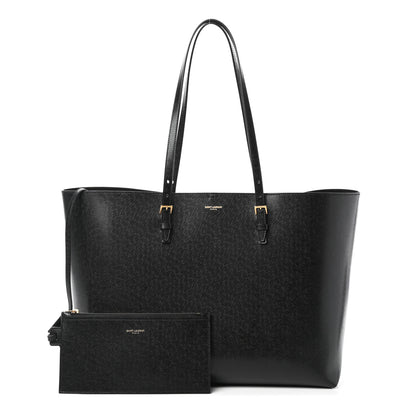 Saint Laurent Calfskin Large Shopping Tote Black 1 of 9