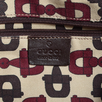 Gucci Guccissima Medium Abbey Shoulder Bag Chocolate 6 of 9