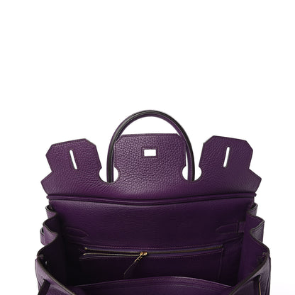 Hermes Togo Birkin 30 Ultraviolet 26 of 33