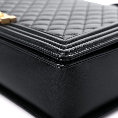 Chanel Caviar Quilted Large Boy Flap Black 9 of 15