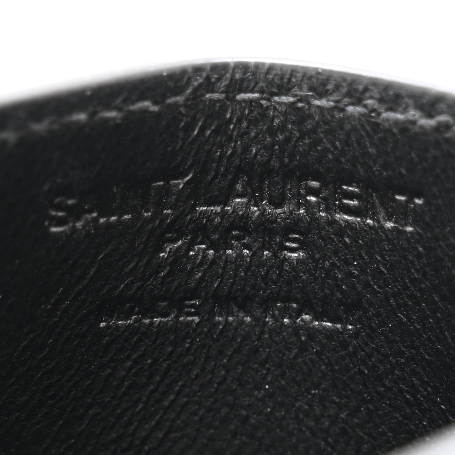 Saint Laurent Calfskin Card Case Black 6 of 10
