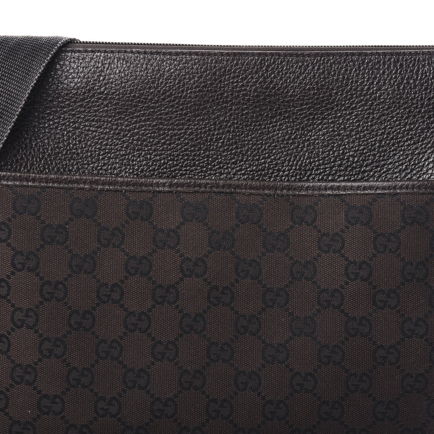 Gucci Monogram Large Messenger Bag Brown 9 of 9