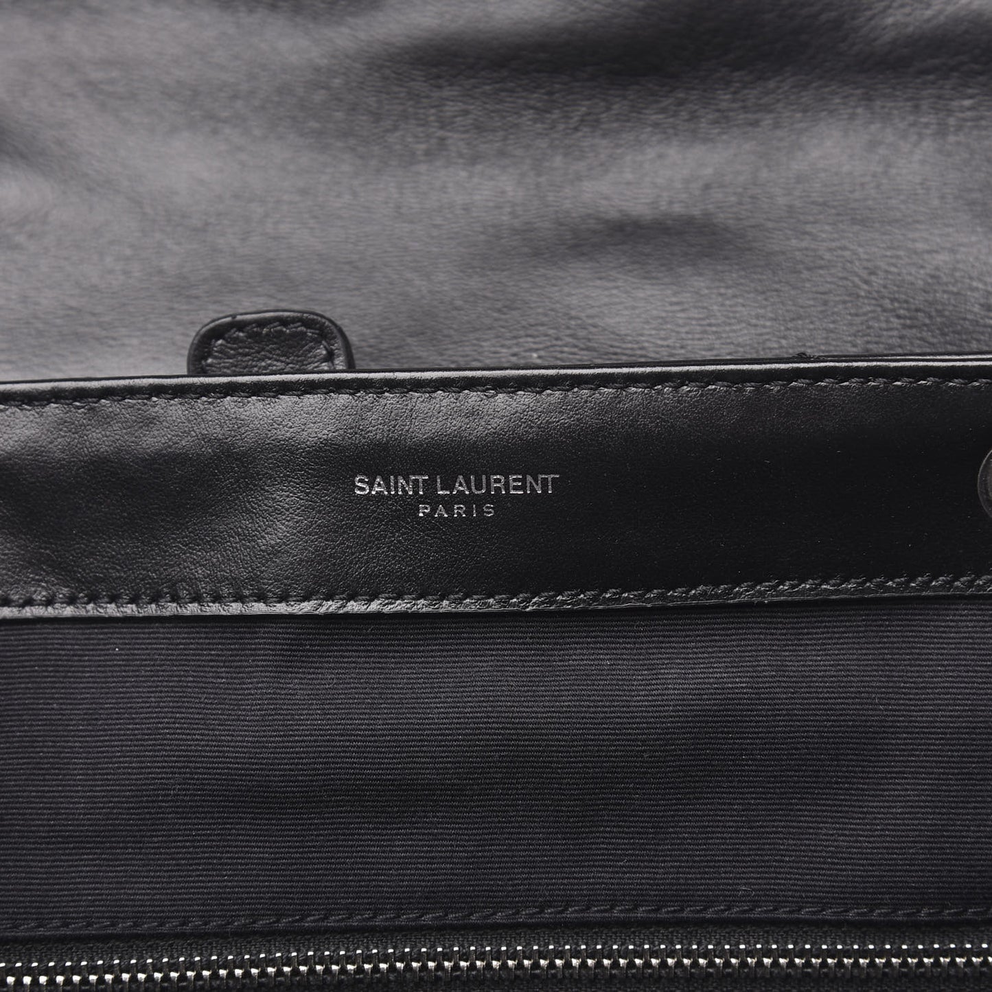 Calfskin Y Quilted Monogram Medium Loulou Backpack Black