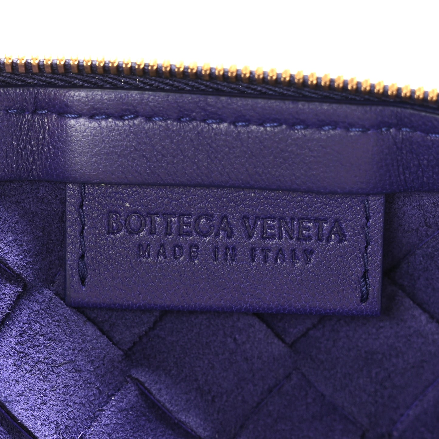 Nappa Intrecciato Medium Turn Pouch Unicorn