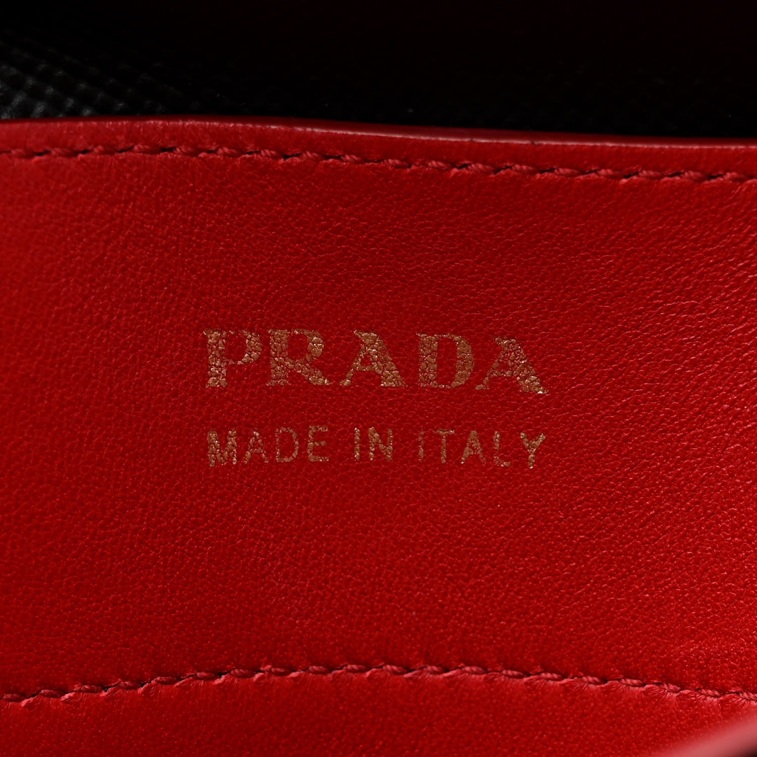 Prada Saffiano Cuir Medium Double Bag Black Fuoco 7 of 17