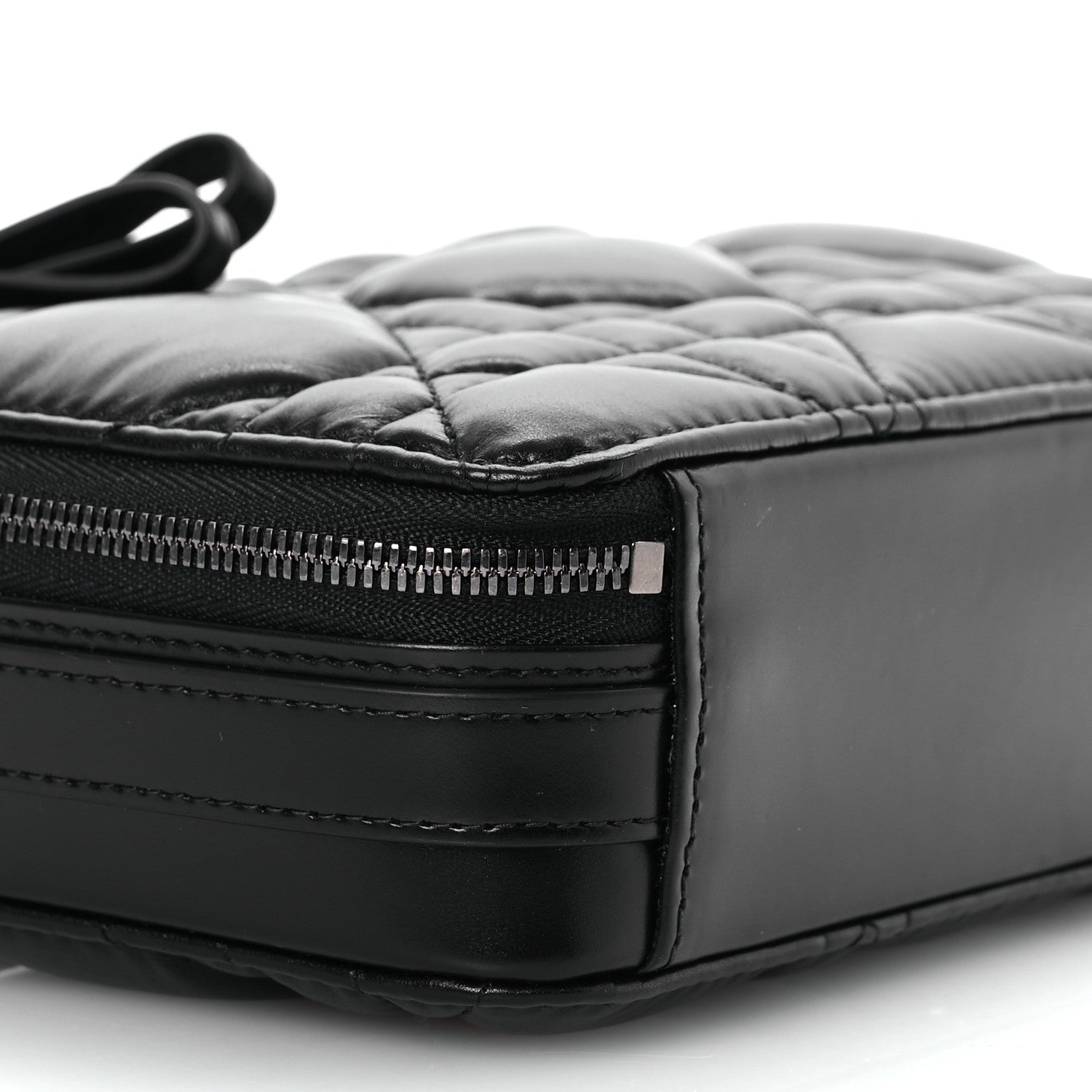Christian Dior Calfskin Macrocannage Caro Box Bag Black 10 of 13