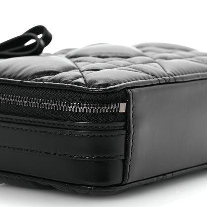 Christian Dior Calfskin Macrocannage Caro Box Bag Black 10 of 13