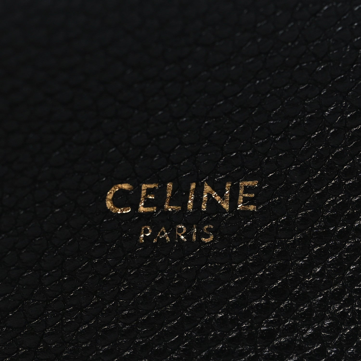 Celine Soft Grained Calfskin Small Belt Cabas Phantom Black 6 of 9