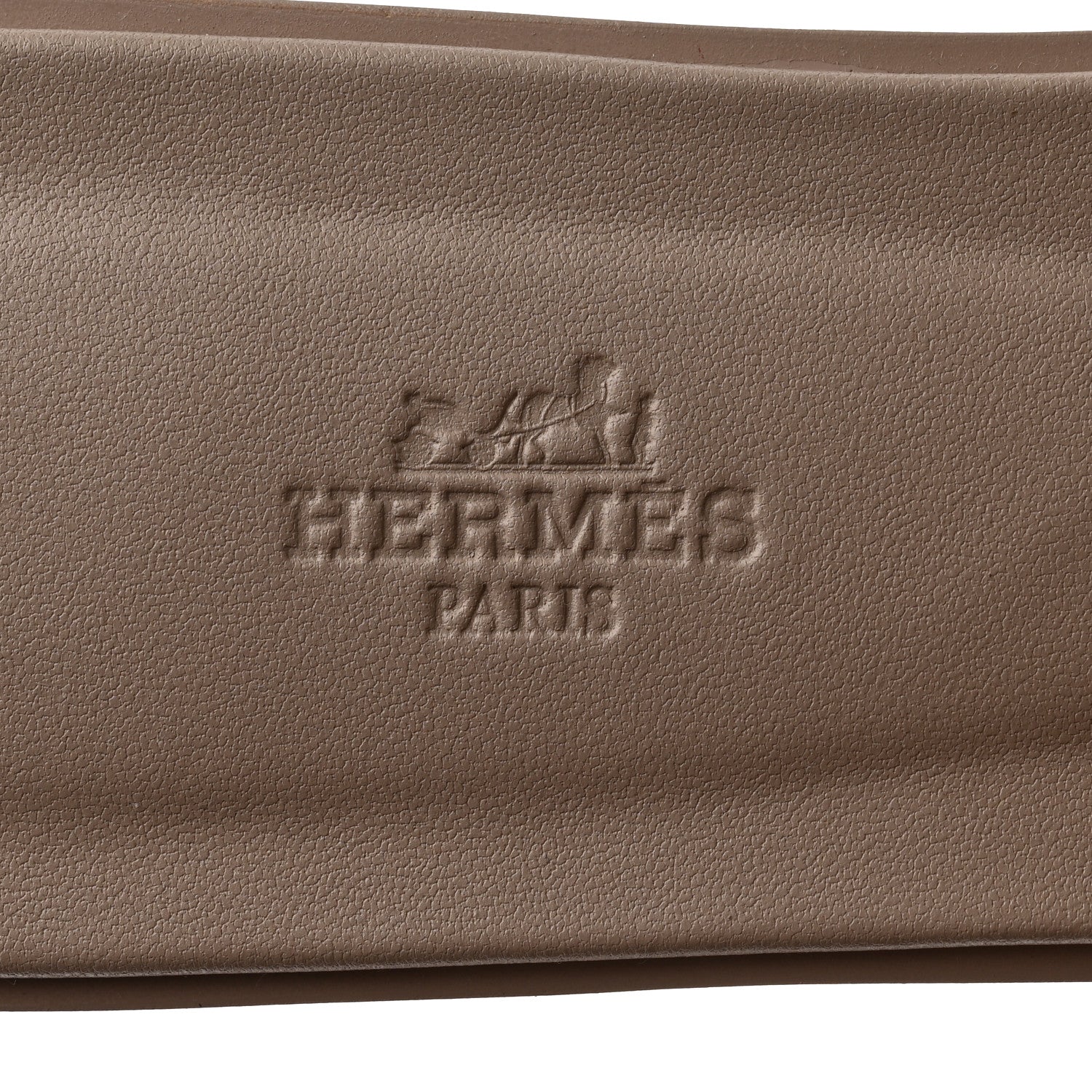 Hermes Box Calfskin Oran Sandals 41 Beige Mastic 8 of 9
