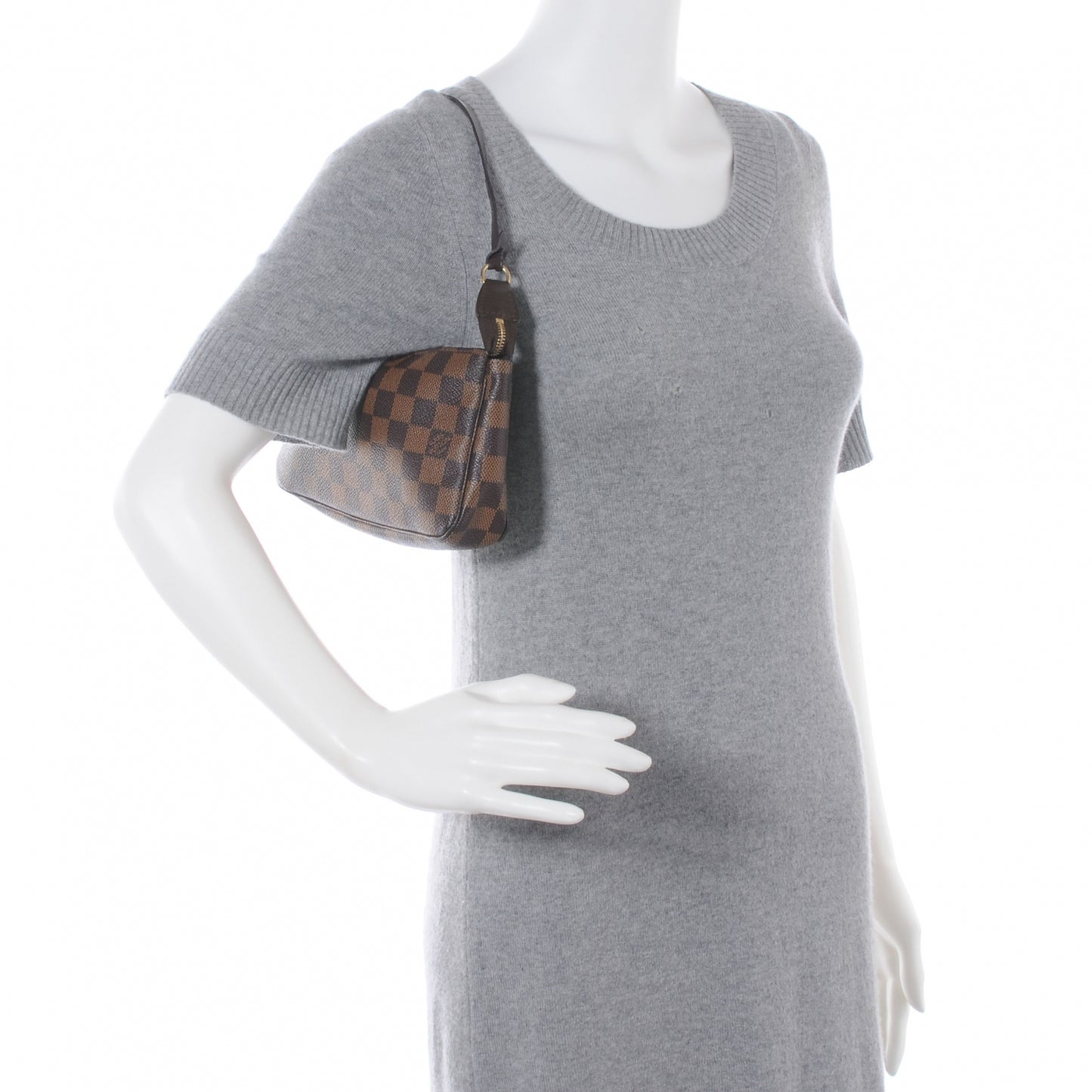 Damier Ebene Pochette Accessories Bag