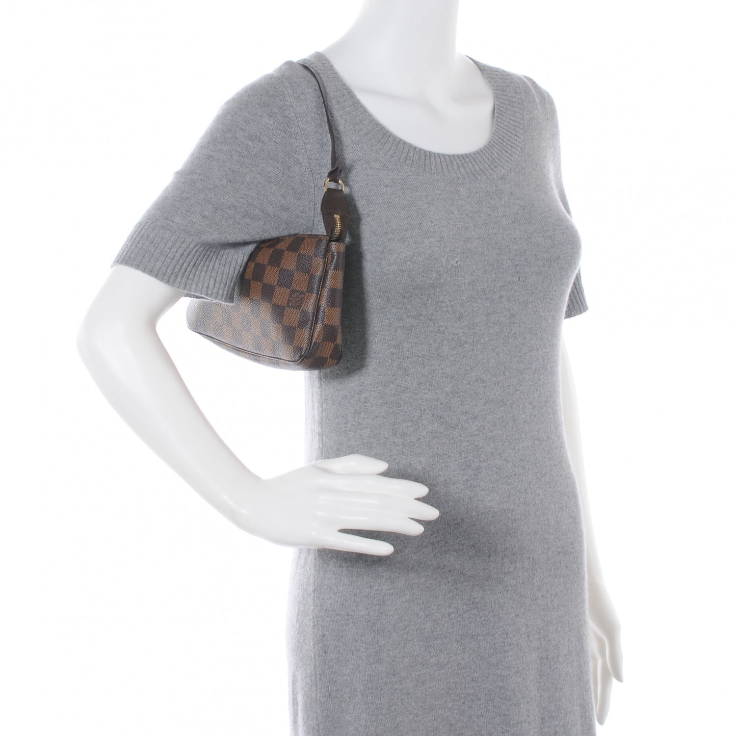Louis Vuitton Damier Ebene Pochette Accessories Bag 2 of 5