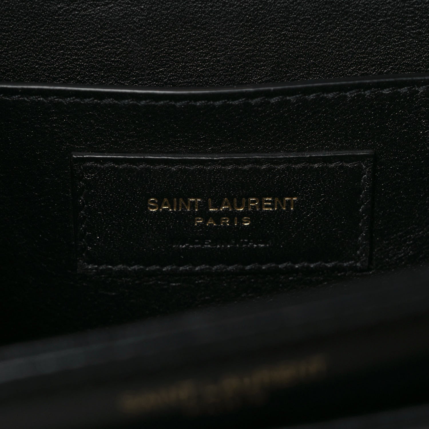Saint Laurent Box Calfskin Monogram Medium Solferino Satchel Black 6 of 11